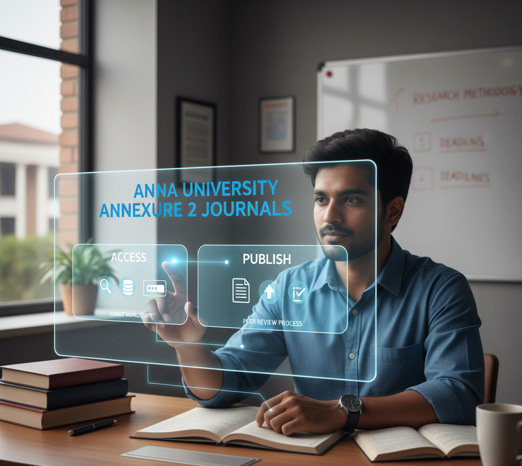 Publish in Anna University Annexure 2 Journals