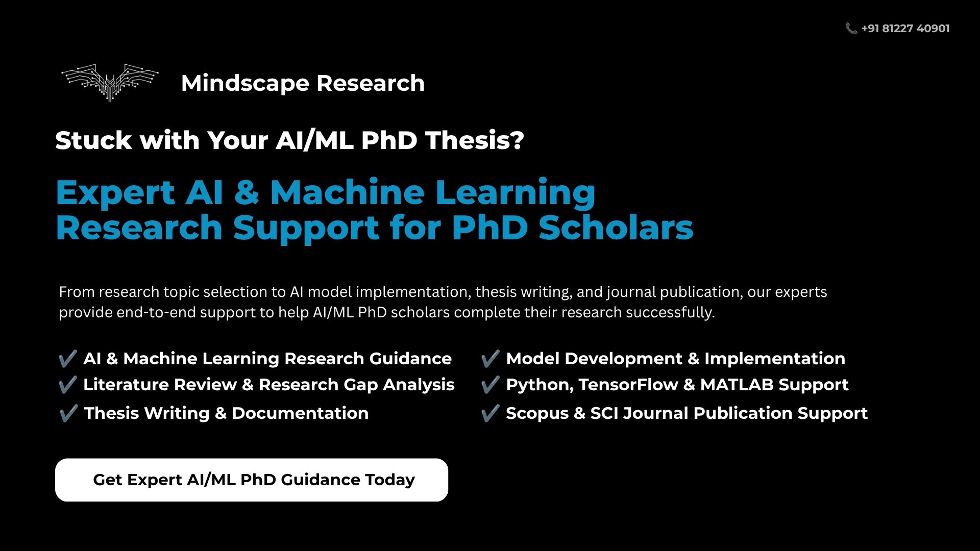 AI/ML PhD Thesis Help in India: Where Scholars Actually Get Stuck
